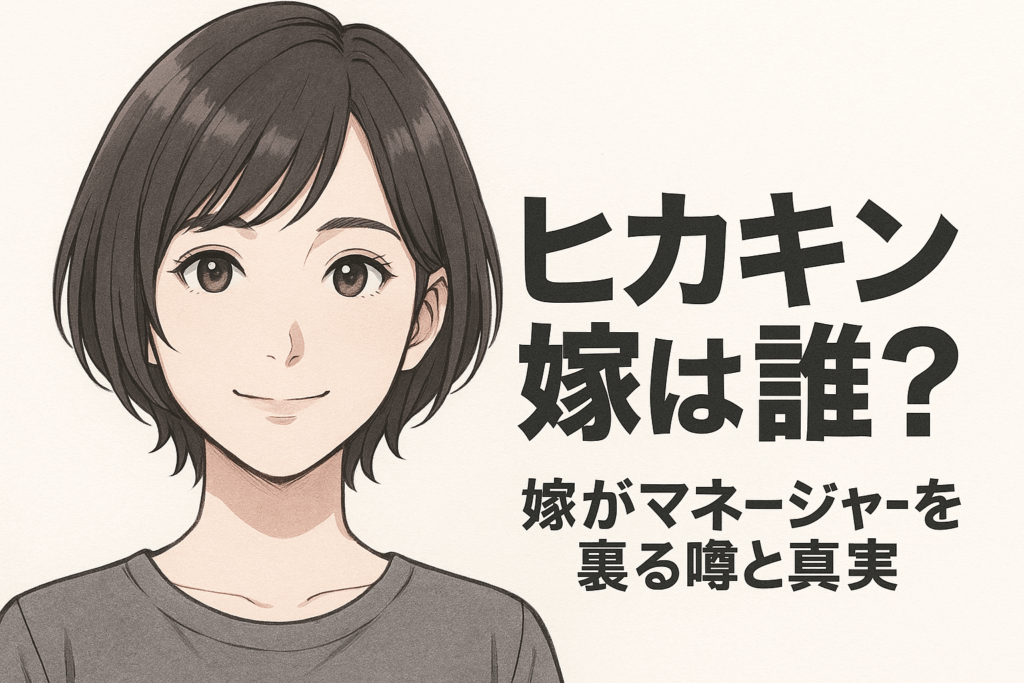 ヒカキン嫁がマネージャー疑惑を徹底調査|顔写真・画像が非公開の理由