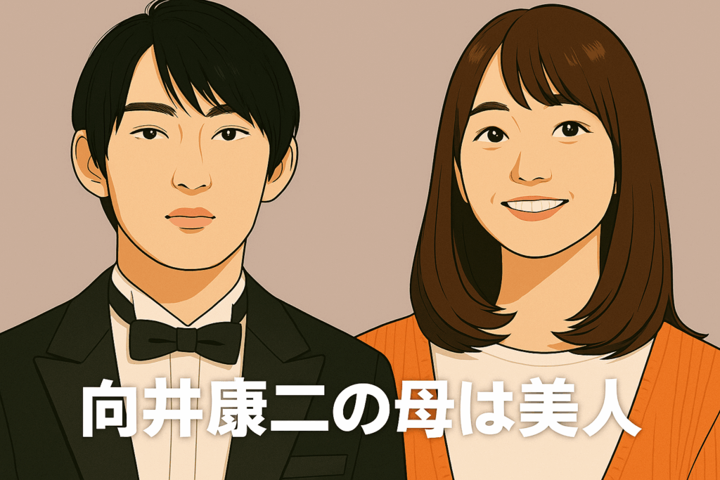 向井康二の母が美人と話題の理由とは