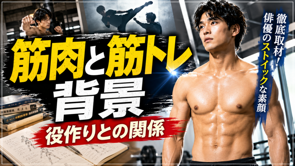柳楽優弥の筋肉と筋トレ背景